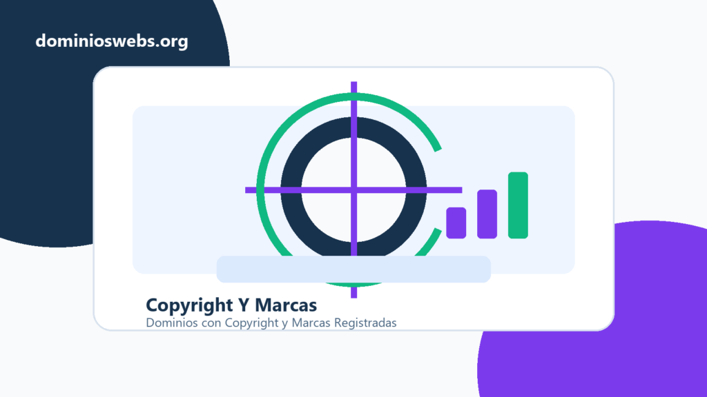 Ilustración relacionada con copyright y marcas para el artículo Dominios con Copyright y Marcas Registradas